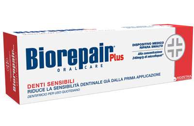 BIOREPAIR Plus Sensitivity Control - Zubní pasta na citlivé zuby, 75 ml.